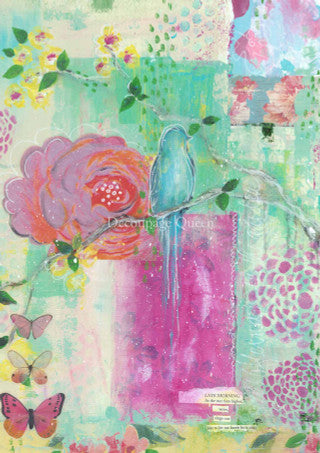 Ellen J. Goods - Late Morning Rice Paper - Retired - Decoupage Queen