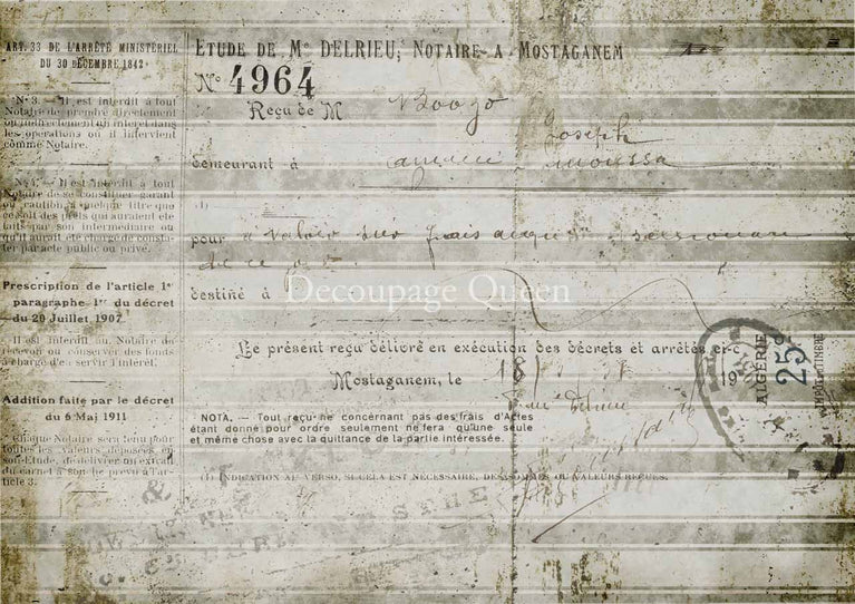 Spring Stripes - Decoupage Queen