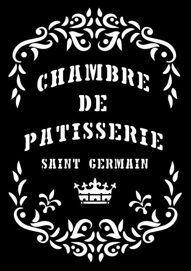 St. Germain Stencil, A4 - Decoupage Queen