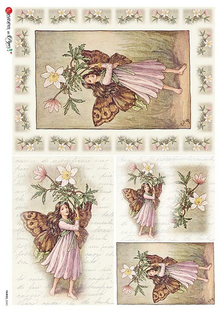 Fairies 0043 Rice Paper- Paper Designs