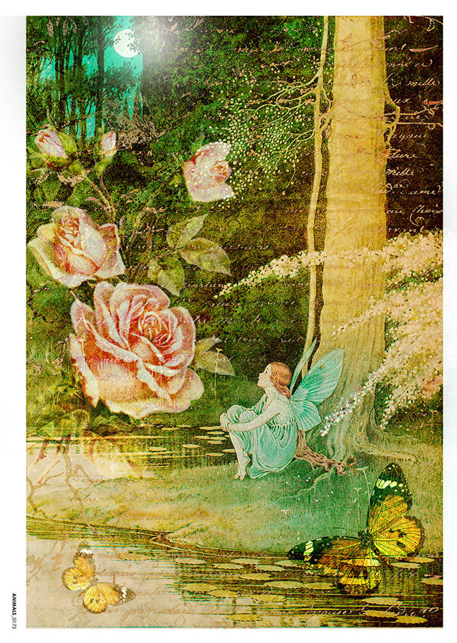 Fairies 0083 Rice Paper - Paper Designs
