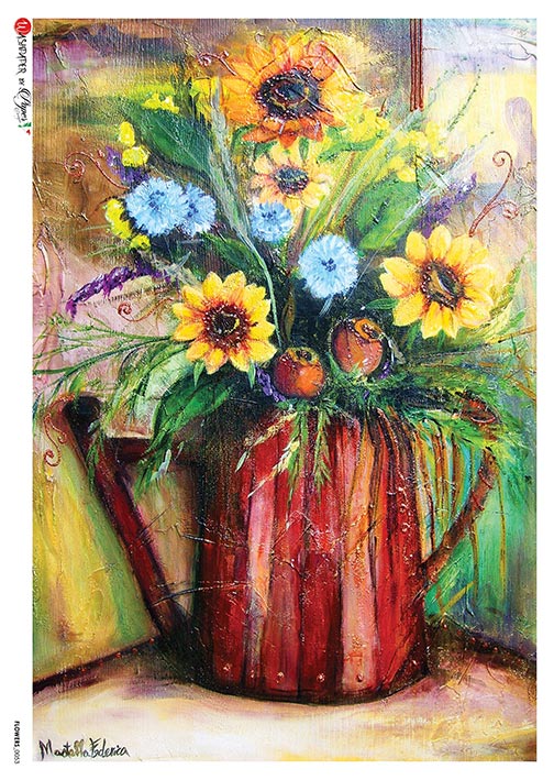 Flowers 0053 Rice Paper - Paper Designs