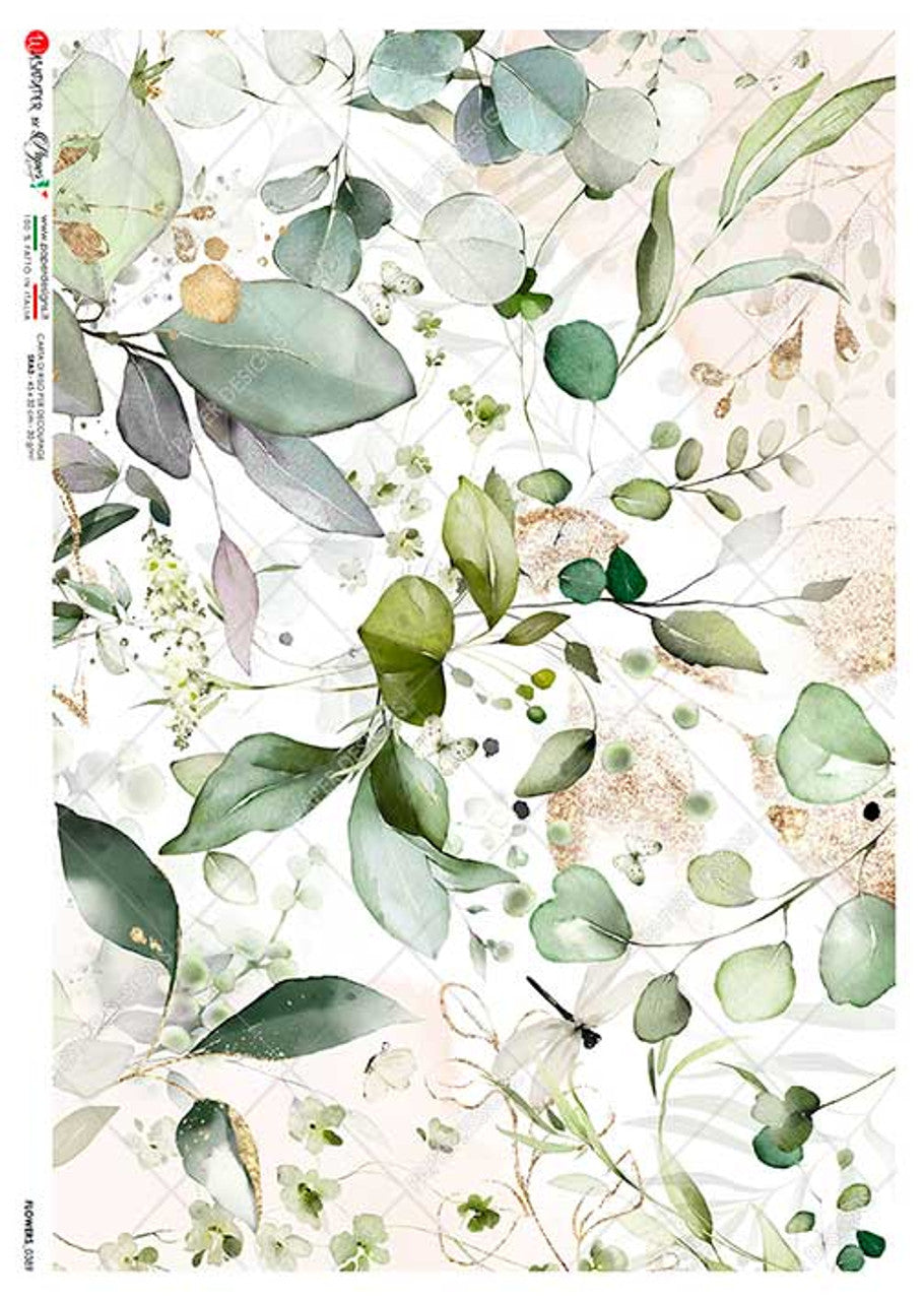 Flowers 0387 Rice Paper - Paper Designs