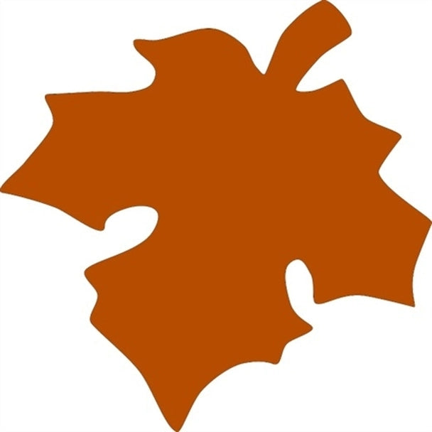 Fall Leaf Unfinished Cutout, Wooden Shape, Paintable MDF Craft