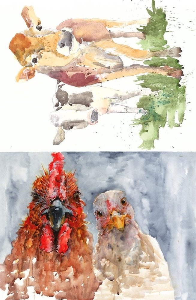 Farm Animals (RETIRING) - Roycycled Decoupage Paper