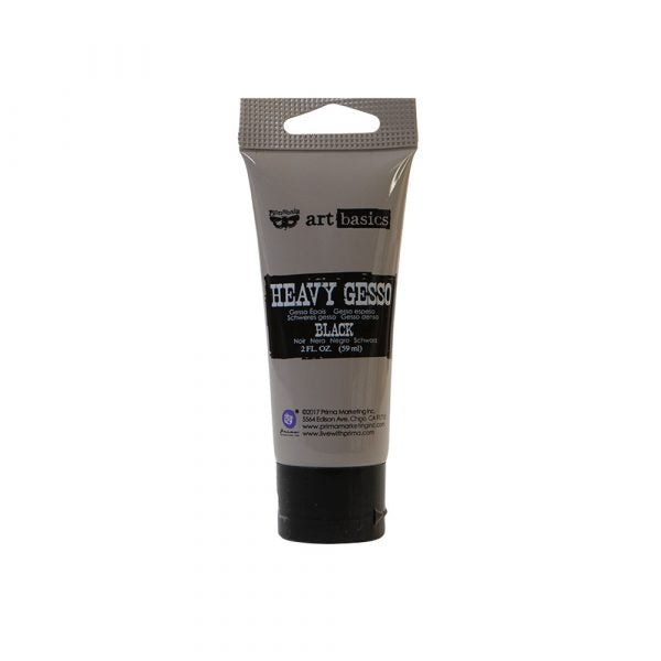 Heavy Gesso, Black (2oz.) - ReDesign with Prima/Prima Marketing