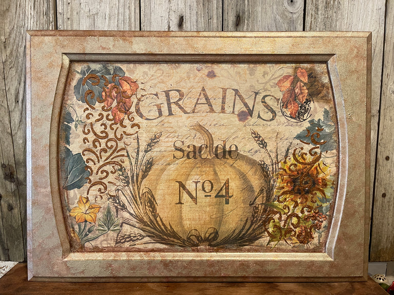 Fall Project Blocks B (RETIRING) - Roycycled Decoupage Paper