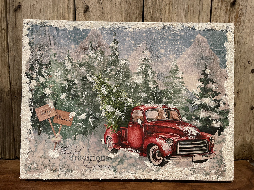 Winter Traditions Rice Paper - Decoupage Queen