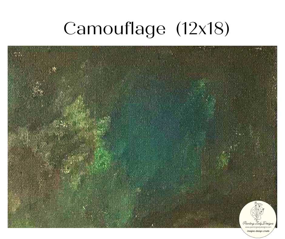 Camouflage Decoupage Paper - Painting Lady Designs