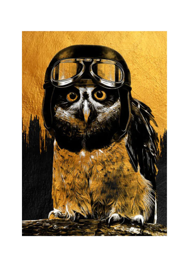 Owl - Decoupage Paper - MINT/GGS