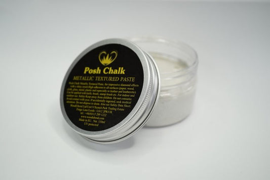 Pearl White Textured Posh Chalk Paste- WoodUbend