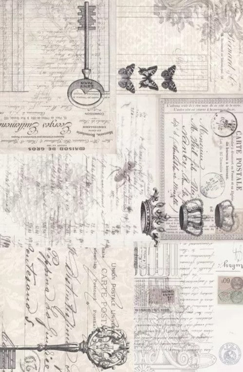 Ephemera Collage - Roycycled Decoupage Paper