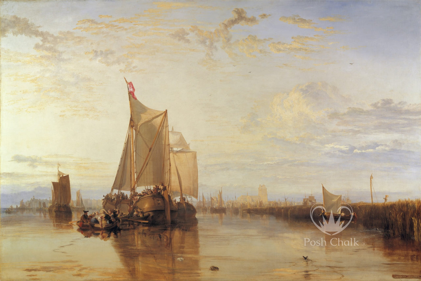 Ships in Vesper Posh Chalk Deluxe Decoupage - Woodubend