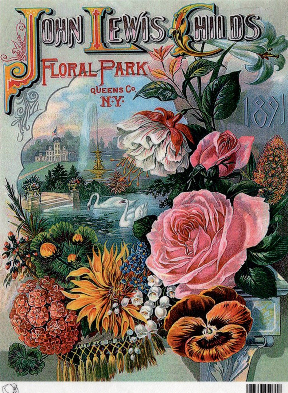 John Lewis Childs Floral Catalog Rice Paper - Calambour