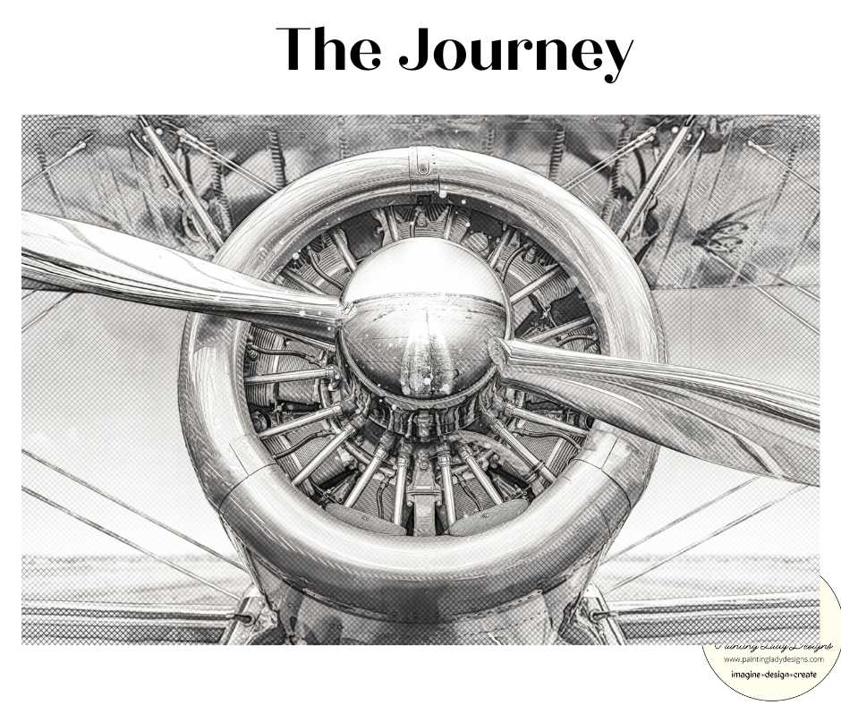 The Journey Decoupage Paper - Painting Lady Designs