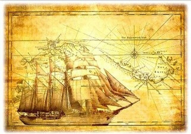 Nautical Travel Rice Paper - Paper Designs