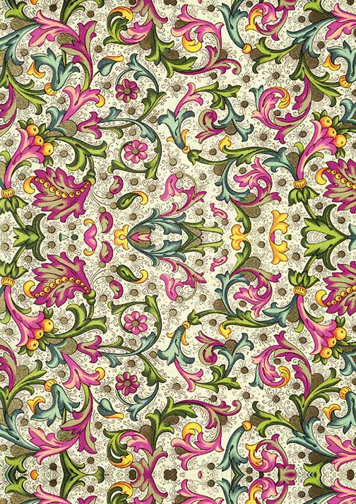 Colorful Ricoco II Rice Paper - Paper Designs