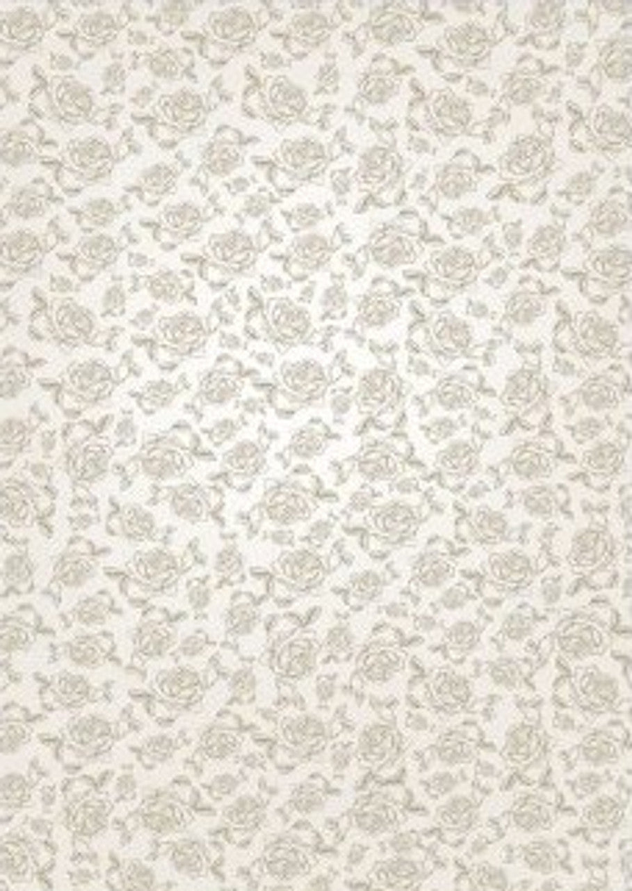 Pale Roses Rice Paper - Paper Designs