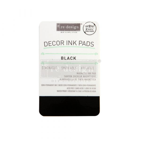 Magnetic Decor Ink Pad - Black - ReDesign with Prima
