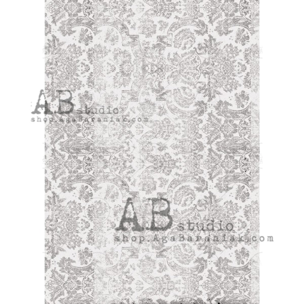 Gray & White Lace (#0517) - AB Studios