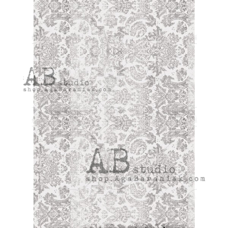 Gray & White Lace (#0517) - AB Studios