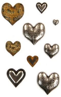 Mechanical Metal Hearts - Prima Marketing