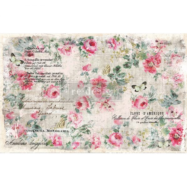 Floral Wallpaper - ReDesign Decoupage Tissue Paper