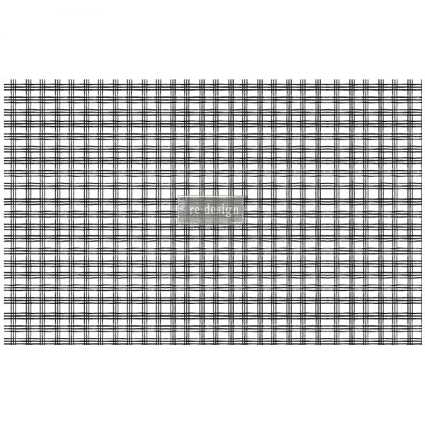 Grid Decoupage Decor Tissue Paper - ReDesign with Prima