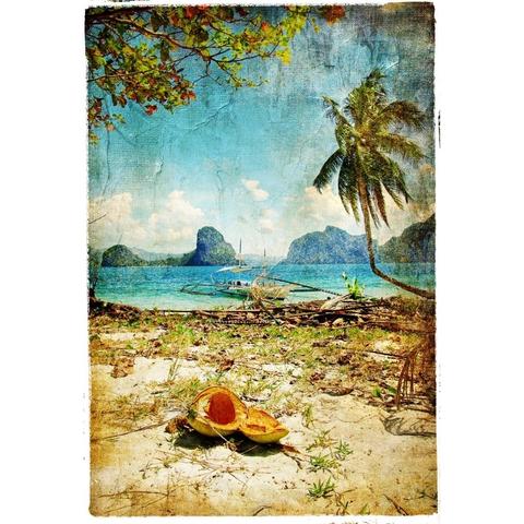 Tropical Beach - Decoupage Paper - MINT/GGS