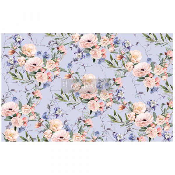 Lavender Fleur Decoupage Decor Tissue Paper - ReDesign with Prima