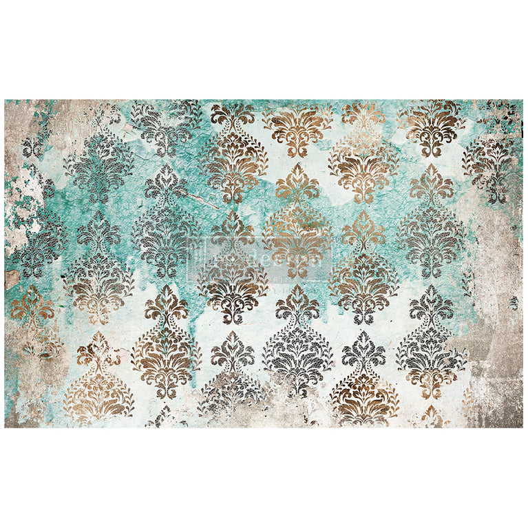 Patina Flourish Decoupage Decor Tissue Paper - ReDesign with Prima