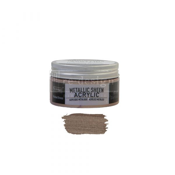 Polished Bronze Metallic Sheen - ReDesign Acrylic Paint