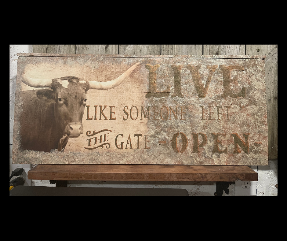 Texas Longhorn - Decoupage Paper - MINT/GGS