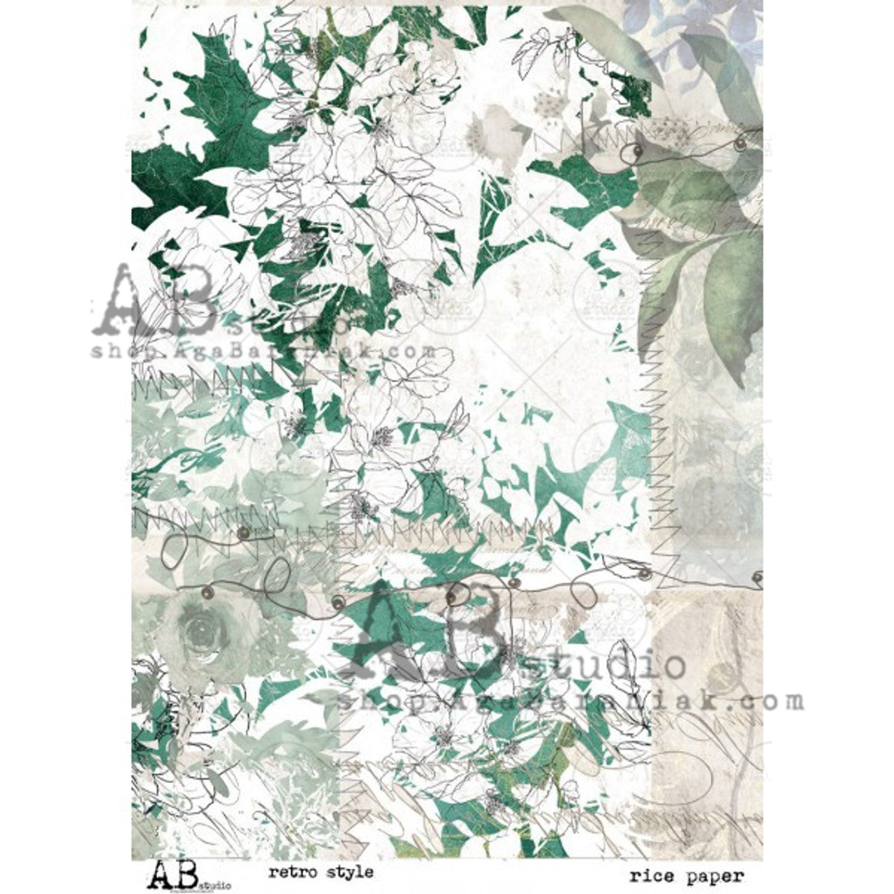 Emerald Queen 1 (#0026) Rice Paper- AB Studios