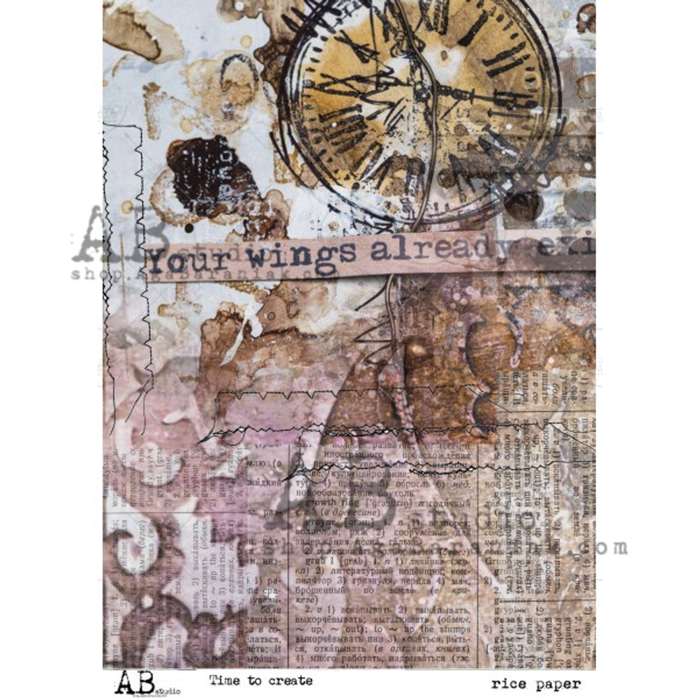 Time to Create (#0016) Rice Paper- AB Studio
