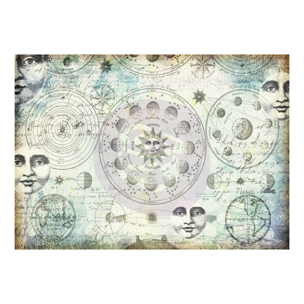 Solar Decoupage Finnabair Tissue Paper - ReDesign with Prima