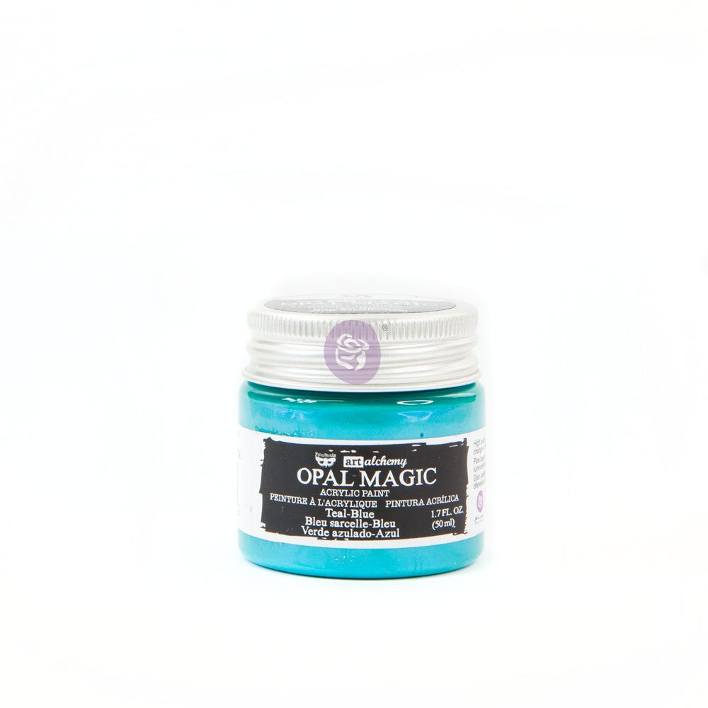 Opal Magic Teal-Blue Acrylic Paint - ReDesign with Prima/Prima Marketing