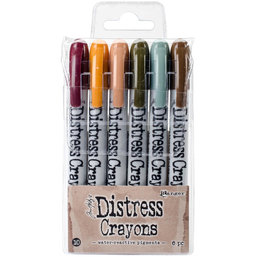 Tim Holtz Distress Crayon Set, Set #10 - NTS