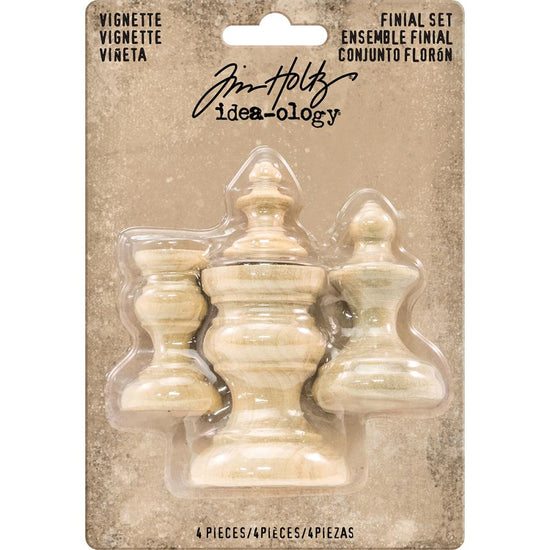 Wooden Vignette Finial Set by Tim Holtz - NTS – Flippin Furniture Shop