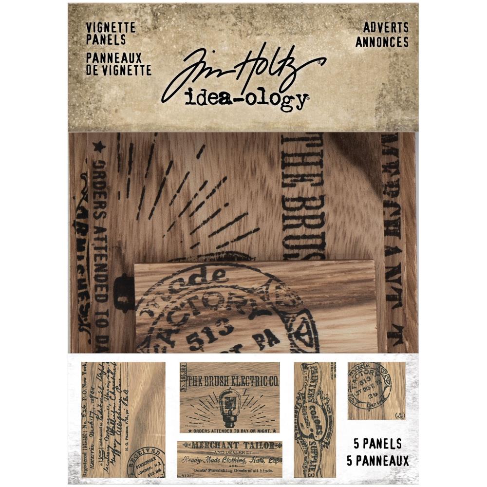 Wooden Vignette Panels by Tim Holtz - NTS