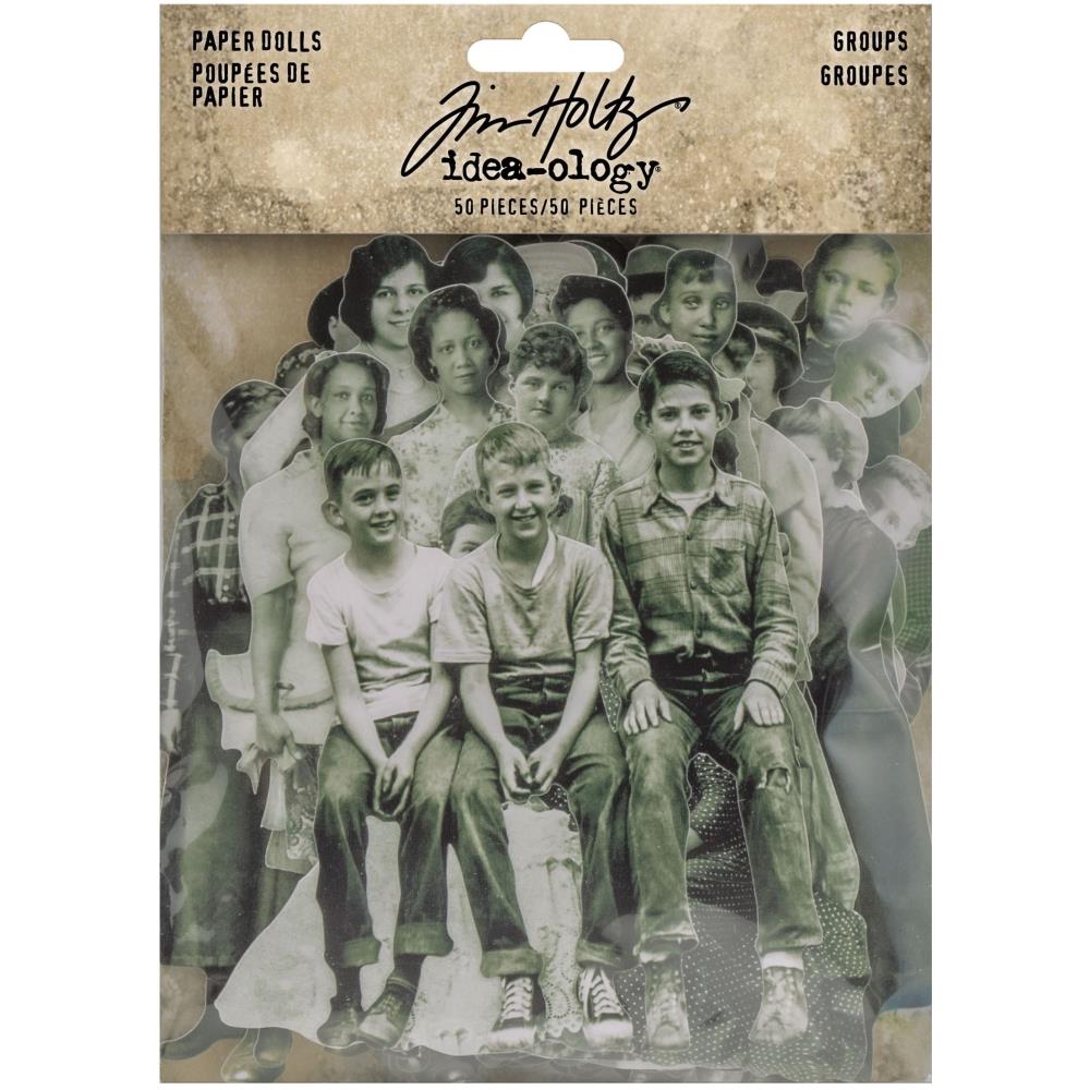 Paper Doll Groups Die-Cuts by Tim Holtz - NTS