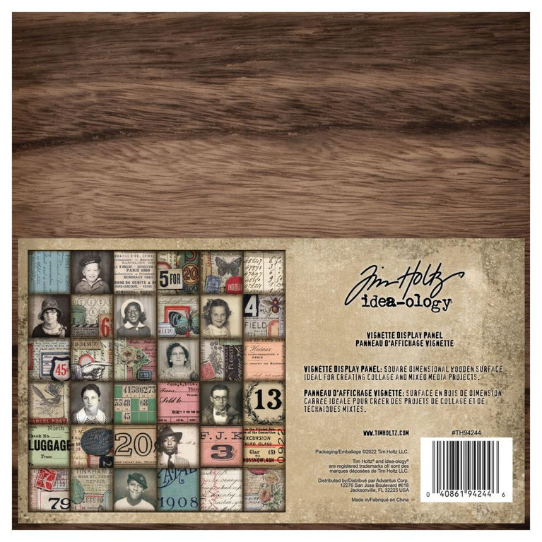 Wooden Panel Vignette by Tim Holtz - NTS
