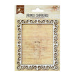 Little Birdie Primed Chipboard - Heart Vine Square - NTS