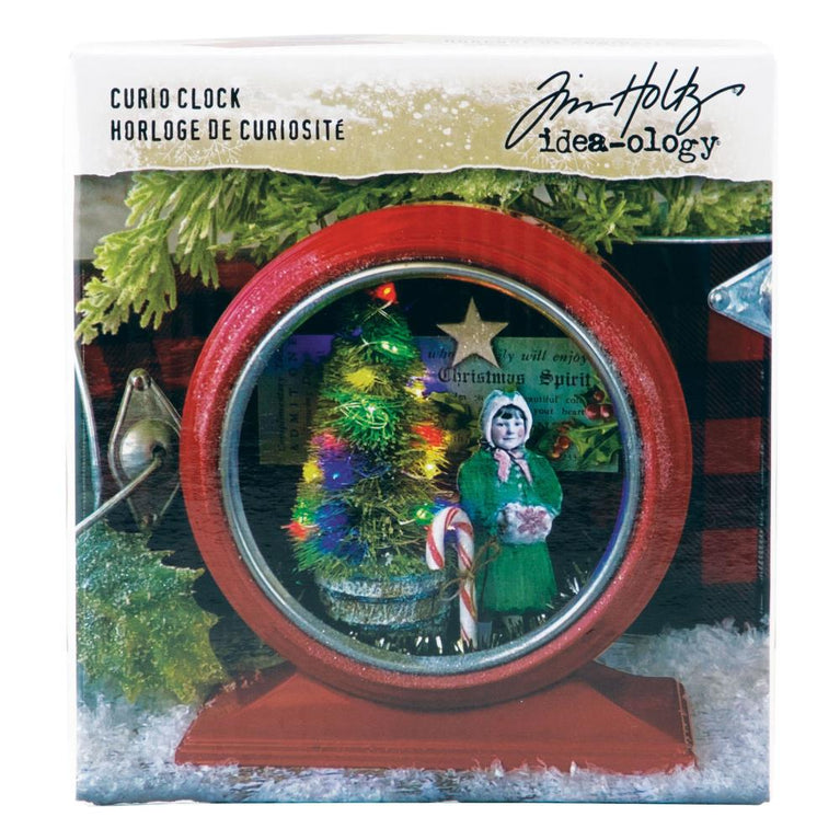 Red Curio Clock by Tim Holtz - NTS