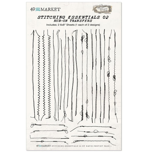 Stitching Essentials Rub On Transfer Set - NTS
