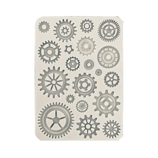 Stamperia Sir Vagabond in Fantasy World Gears Silicone Mould - NTS
