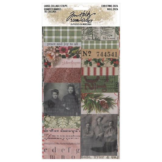 Christmas 2024 Large Collage Strips by Tim Holtz - NTS