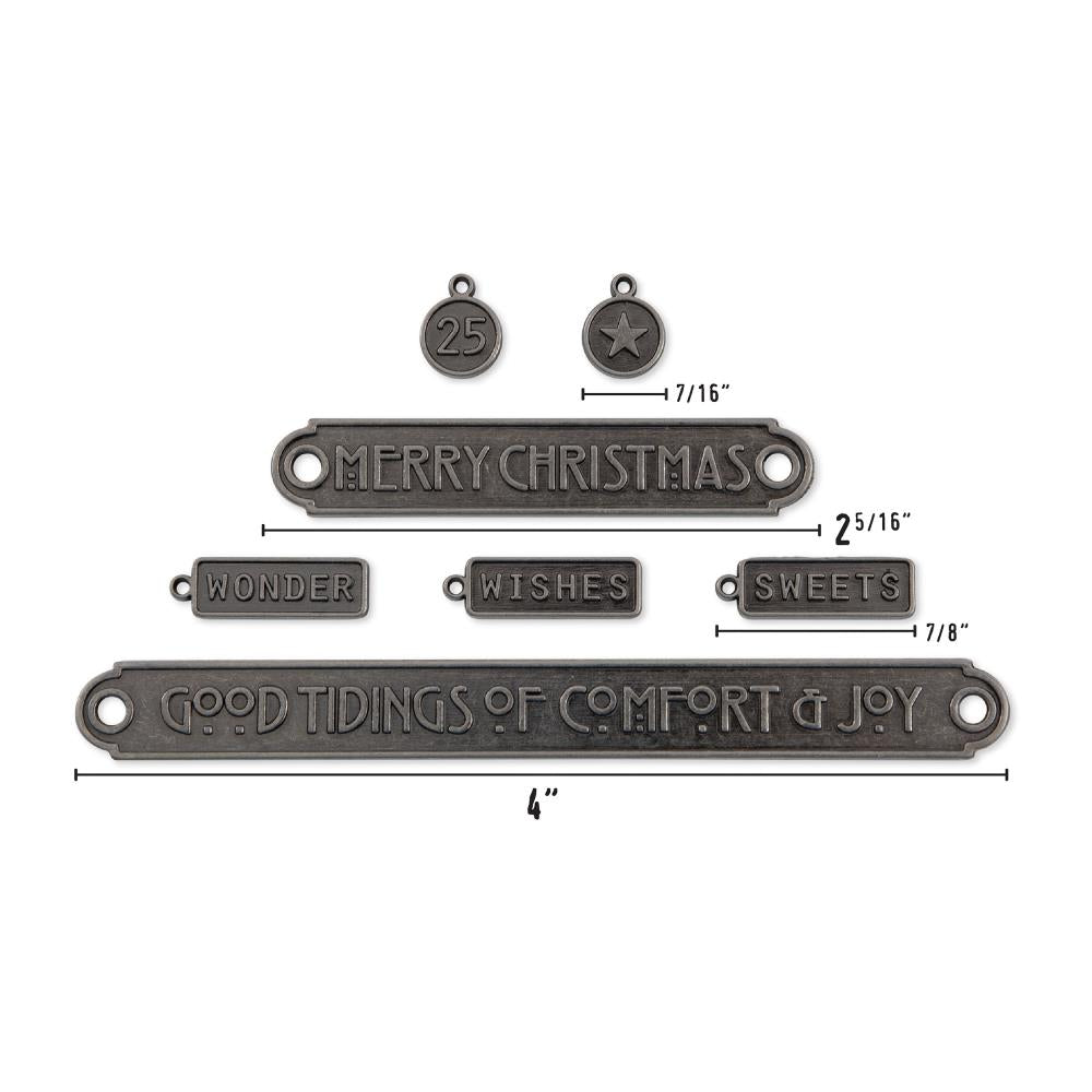 Christmas Word Plaques & Tags 2 by Tim Holtz - NTS