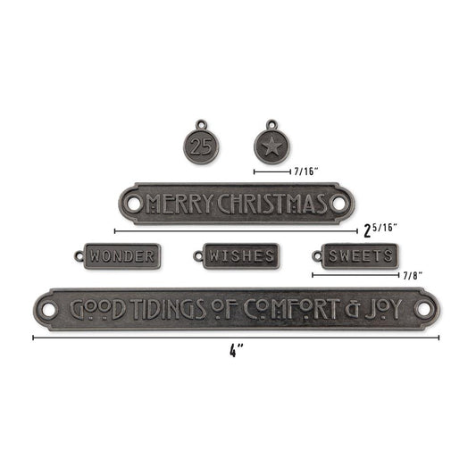 Christmas Word Plaques & Tags 2 by Tim Holtz - NTS