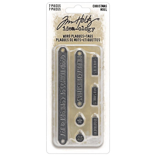 Christmas Word Plaques & Tags 2 by Tim Holtz - NTS